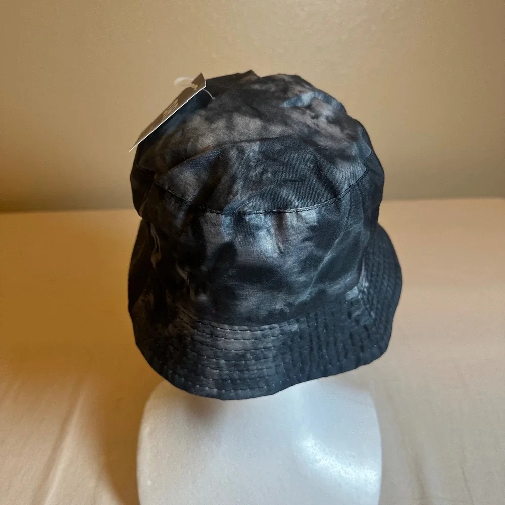 Orly Bucket Hat Black Tie Dye Acid Wash Streetwear One Size NWT HB-BUCKET-TYD-S - Picture 3 of 7